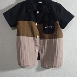 Unbranded Button Up Polo Shirt 18-24M 