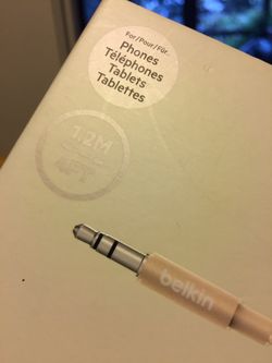 Belkin Rose Gold Aux Audio cable