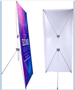 Two (2) X-Frame Banner Stand Display