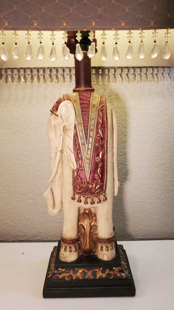 Vintage Elephant Lamp