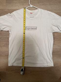 SUPREME KAWS T-SHIRT WHITE Large 