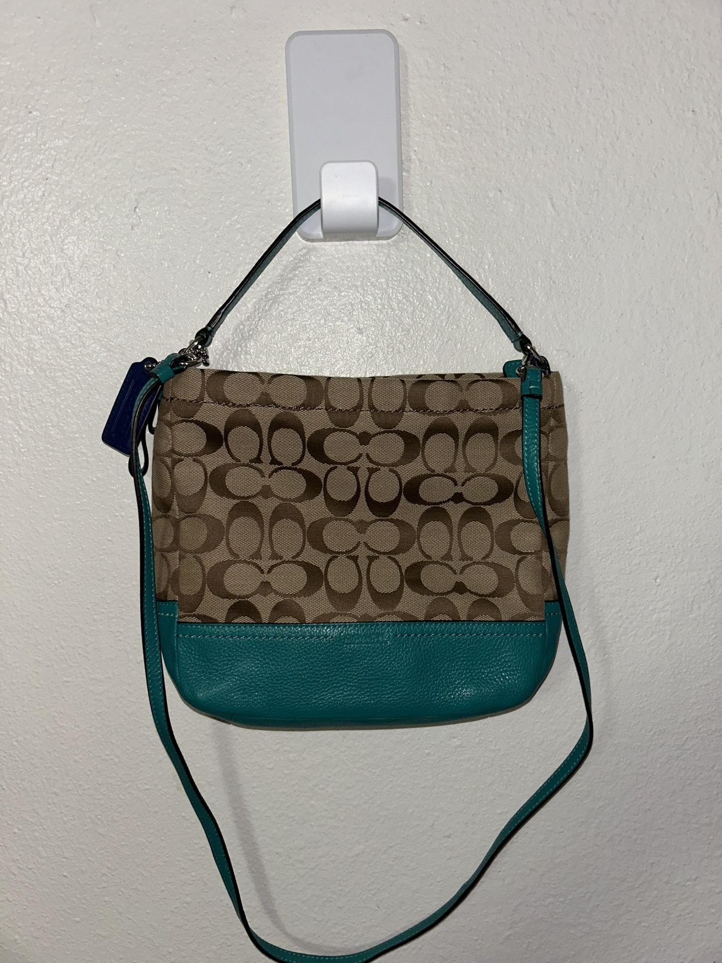 Coach Turquoise Crossbody Handbag