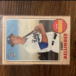 2017 Topps Heritage Cody Bellinger High # Rookie Baseball Card Los Angeles Dodgers Star