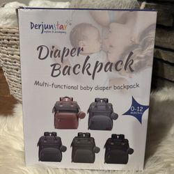 Derjunstar Multi Functional Diaper Backpack NEW