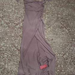 Purple Bell Knot Dress