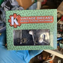 Kluson Vintage Diecast Series Sealfast Tuning Machine Set 3 preside rustic KLUSON
