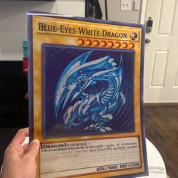 Yu-Gi-Oh Blue-Eyes White Dragon 3D poster