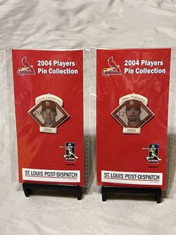 2004 Mike Matheny & Chris Carpenter Hat Pins !