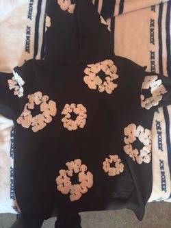 Black denim tears hoodie