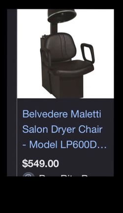 Professional salon chair dryer