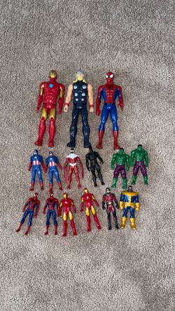 Superhero action figures