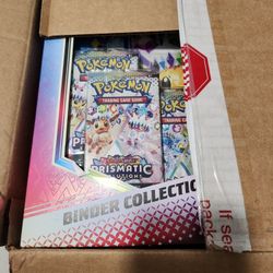 Pokemon Prismatic Evolutions Binder Collection Open Case