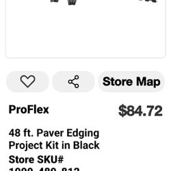 48 FIT  Paver Edging  Black  40$x2 Box 