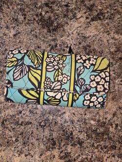 Vera Bradley blue floral wallet