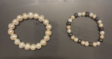 Uncut Pearl Bracelets