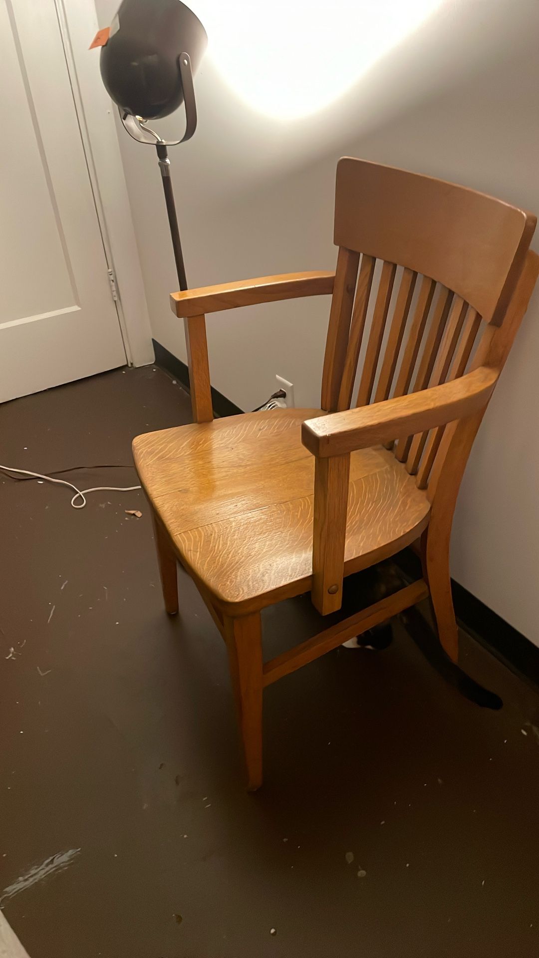 Wooden arm chair