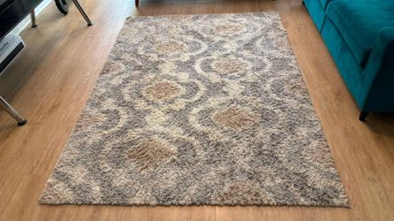 Large Area Rug - 88 inch x 62 inch