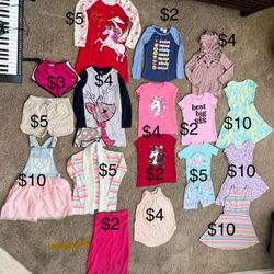 Clothing Girls sizes 14-16 (see description below). Have clothes new & Pre-owned.