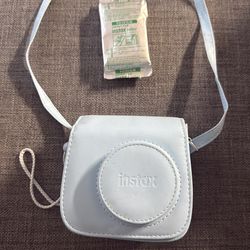 instax print camera (extra prints and case)