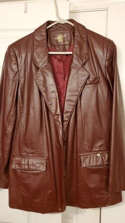 Vintage Etienne Aigner Leather jacket size 14