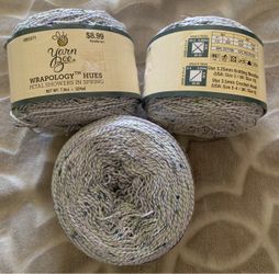 3 Piece Yarn Yarnology Hues Blues
