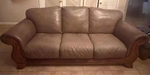 Leather couches