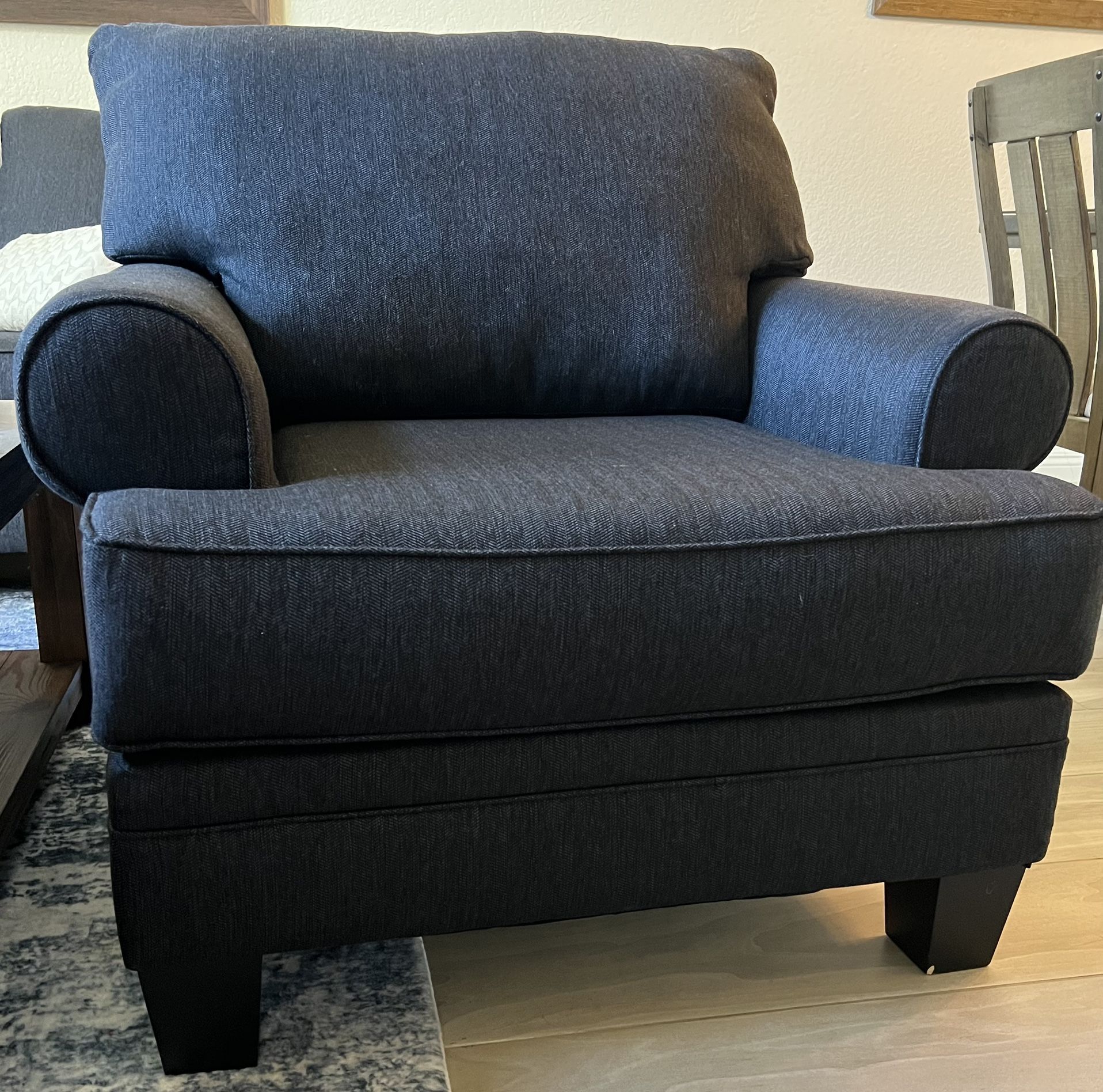 Sofa Arm Chair - Navy Blue