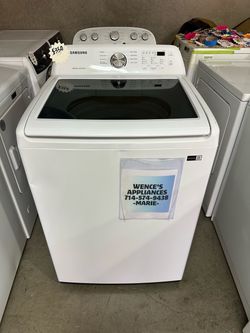WHITE SAMSUNG TOP LOAD WASHER