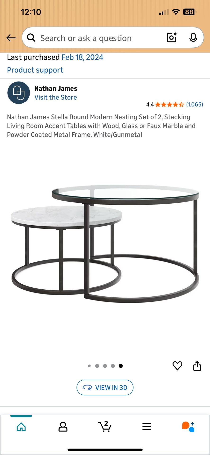 Nathan James Coffee Table 