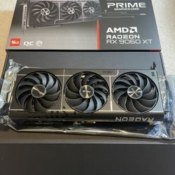 ASUS PRIME AMD RADEON RX 9060 XT 16G OC Edition GPU Graphic Card For Gaming PC Parts For Sale 