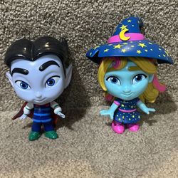 Netflix Super Monsters Drac Shadows & Katya Spelling  4-inch Figure set of 2