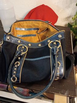 Blue purse from Kathy Van Zealand
