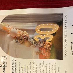 30th Birthday or Anniversary Marquee Party Kit