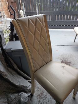I have six wooden chairs I'm going to take 60 bucks for all six not new one normal wear
