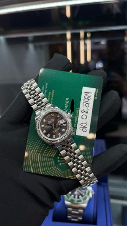 Rolex Lady Datejust Rhodium Diamond Dial and Factory Diamond Bezel 28MM Watch Super Jubilee Bracelet