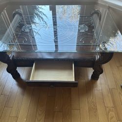Coffee Table With Glass Top
