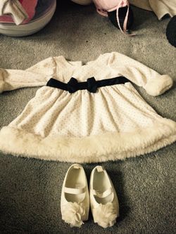 6-12 month dress and shoes