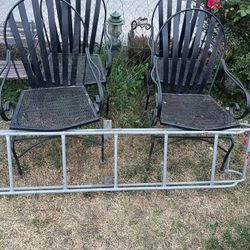 4 Metal Chairs