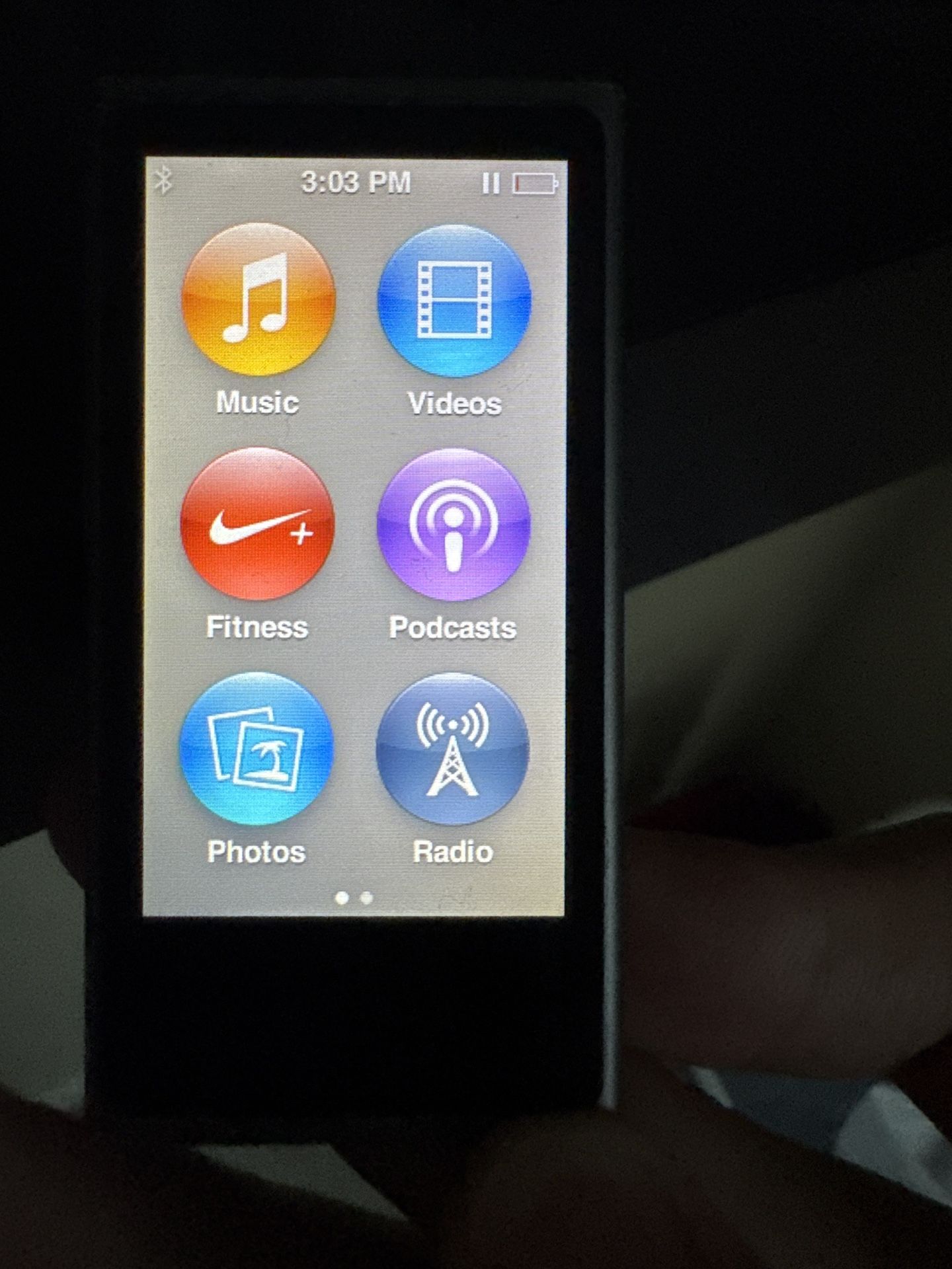 ipod nano 7 gray 16gb for a different phone or ipod or 60$