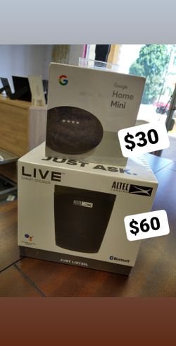 Brand new smart smart speaker and Google home mini