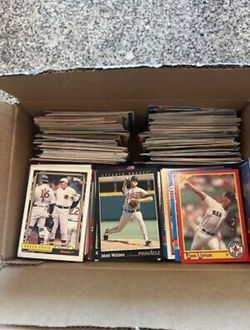 Box of Baseball cards