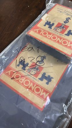 Monopoly Game 1938