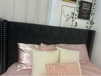 Queen Grey Ded frame and headboard