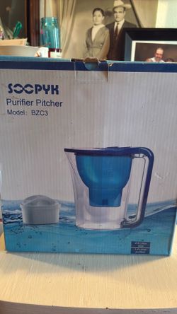 Purifier water pitcher