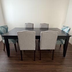 Solid Dark Espresso Wood Table