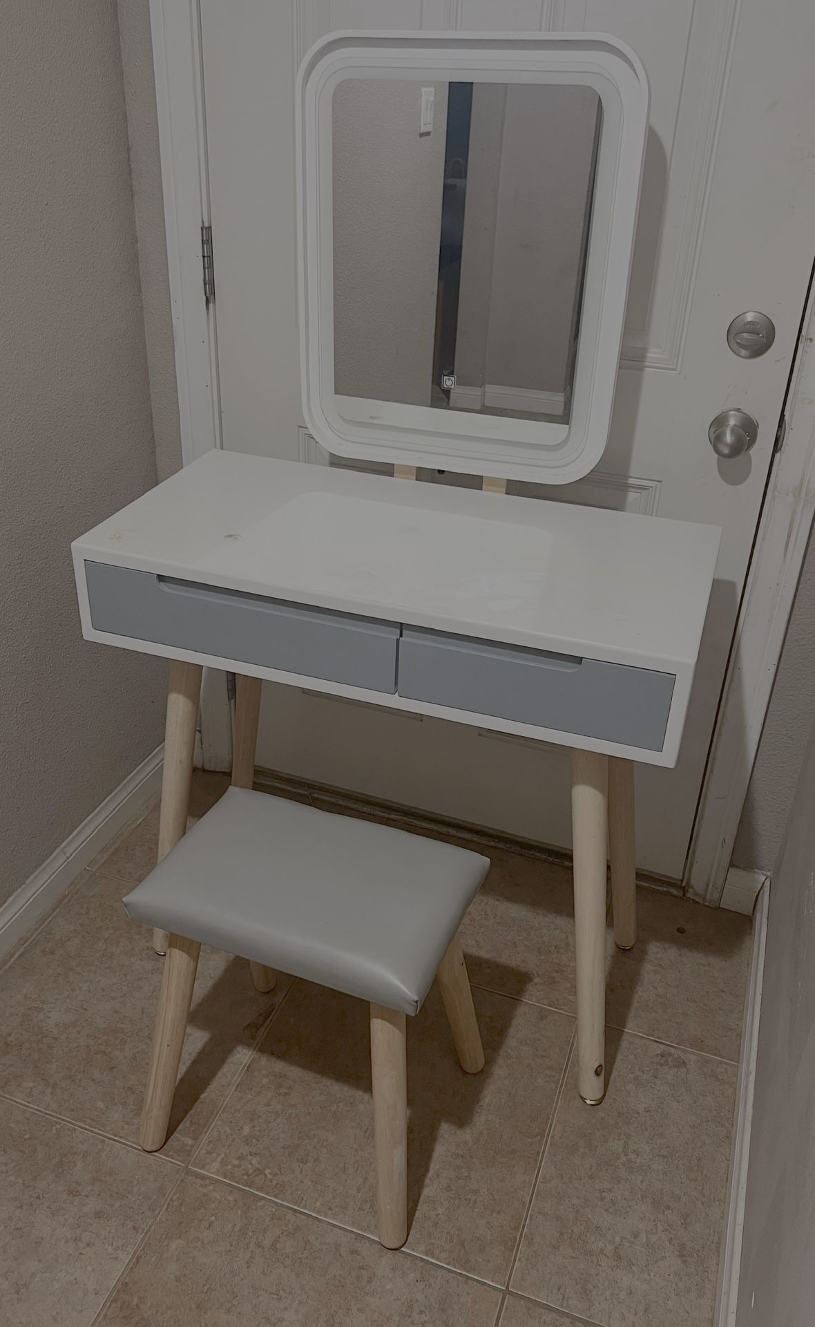 LED mirror small vanity