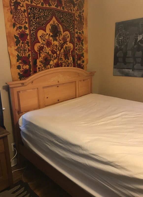 Wooden (queen) Bed Frame - Great Condition
