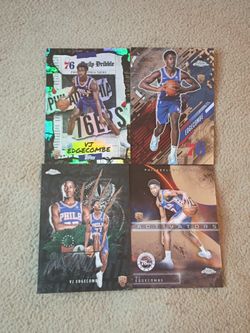4 VJ Edgecombe Topps Rookie Cards For 25 (Read Description)