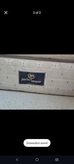 Clean King size Serta Perfect Sleeper Pillowtop Mattress