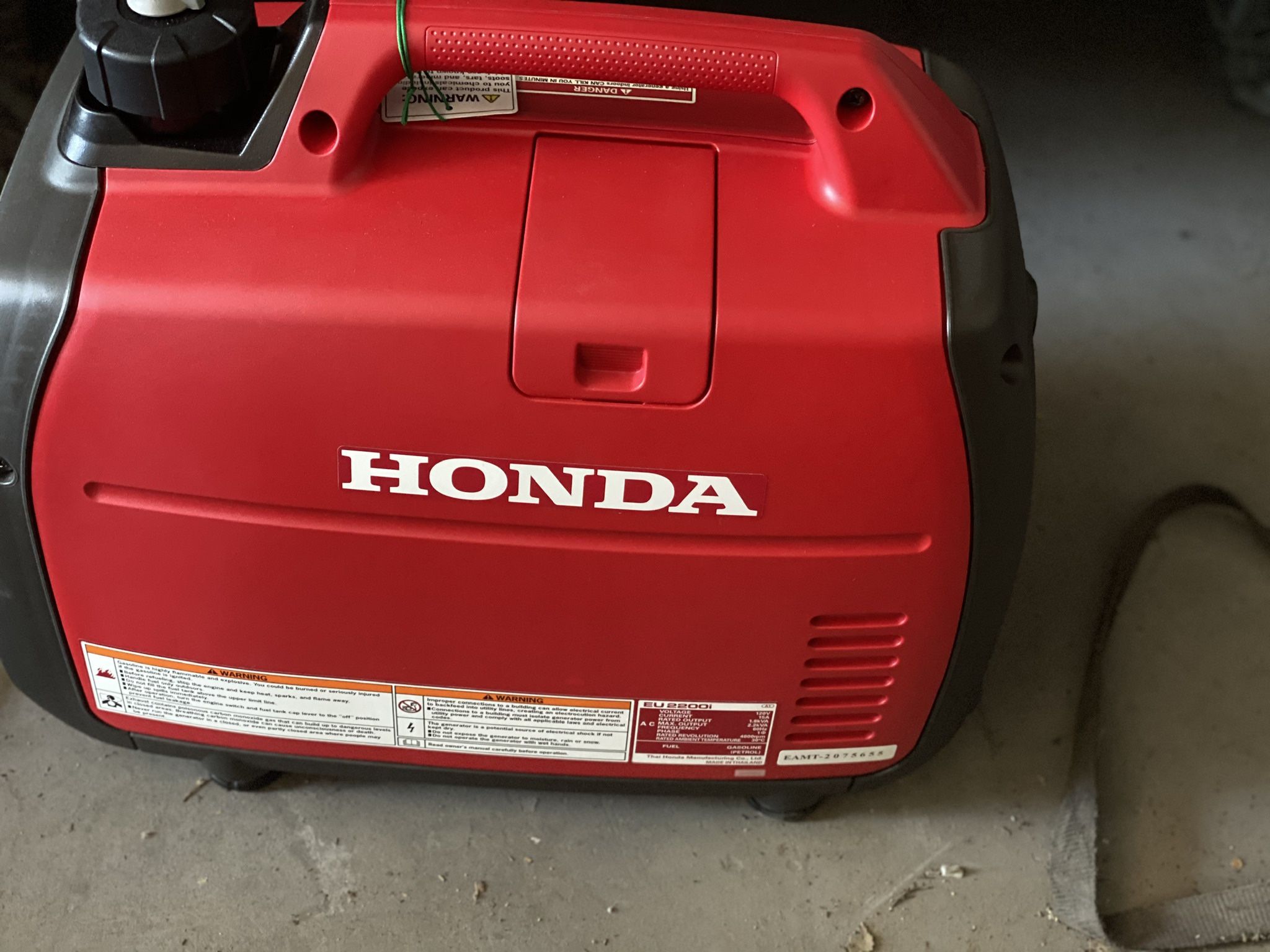 Honda 2200 Generator New Just One Test Start for Sale in Ceres, CA